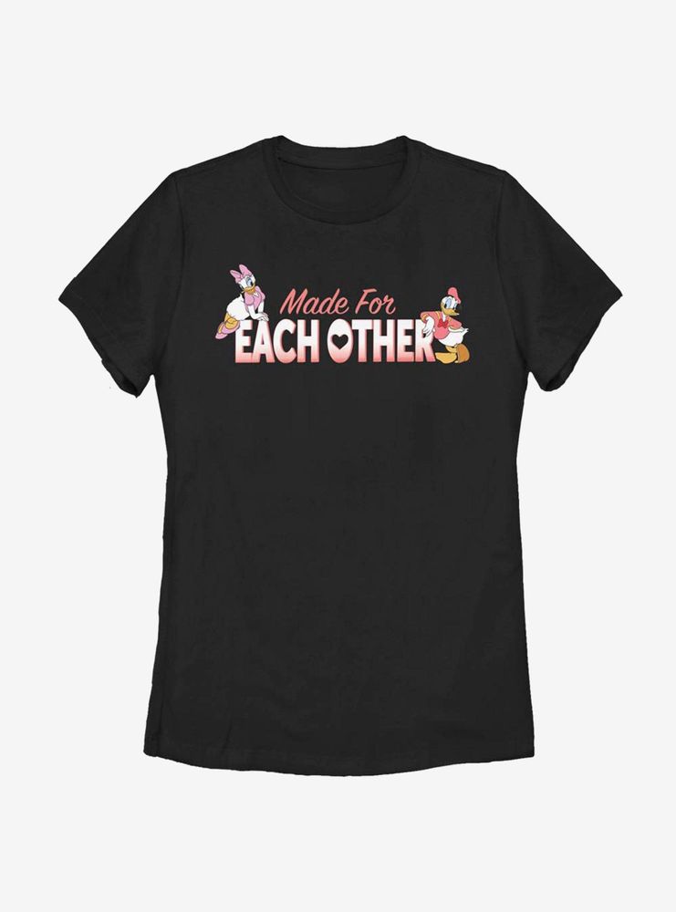Disney Donald Duck Made For Each Other Womens T-Shirt