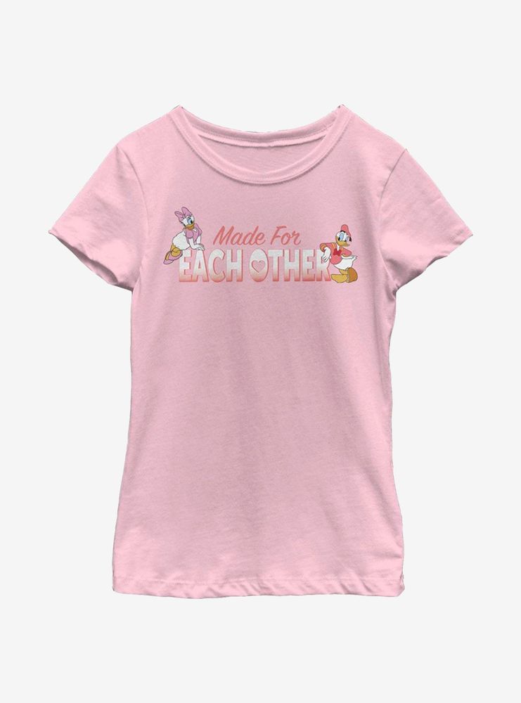 Disney Donald Duck Made For Each Other Youth Girls T-Shirt