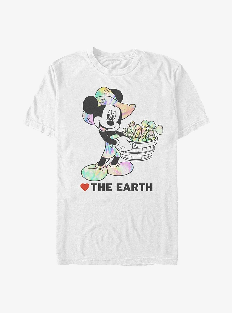 Disney Mickey Mouse Heart The Earth T-Shirt
