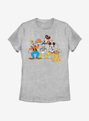 Disney Mickey Mouse Friendsgiving Womens T-Shirt