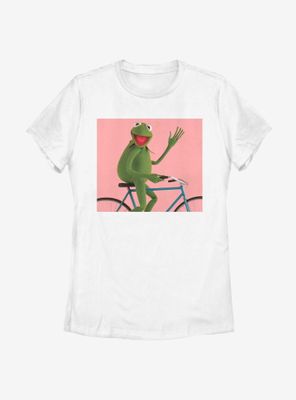 Disney The Muppets Biking Kermit Womens T-Shirt