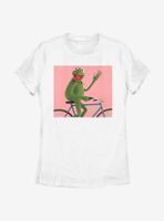 Disney The Muppets Biking Kermit Womens T-Shirt