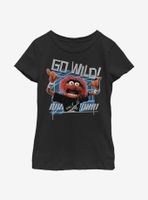 Disney The Muppets Animal Wild Youth Girls T-Shirt