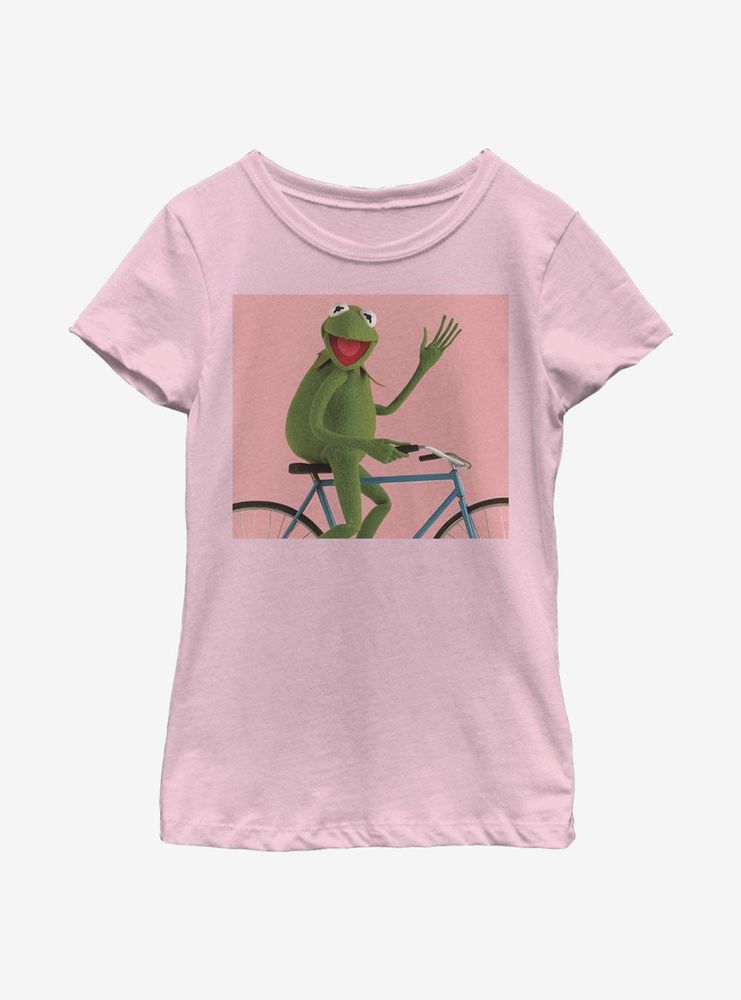 Disney The Muppets Biking Kermit Youth Girls T-Shirt