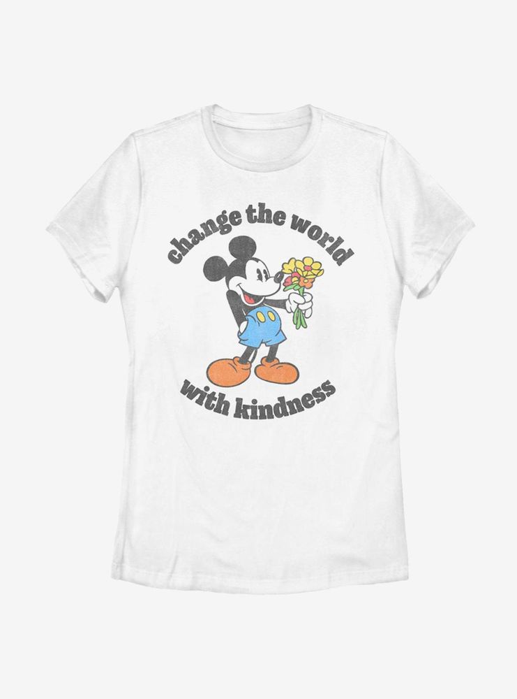 Disney Mickey Mouse Kindness Womens T-Shirt