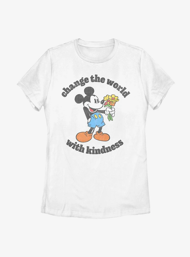 Disney Mickey Mouse Kindness Womens T-Shirt