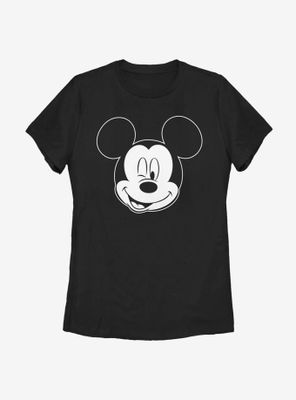 Disney Mickey Mouse Let Me Sleep Outline Womens T-Shirt