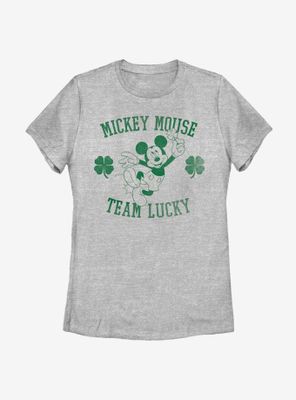 Disney Mickey Mouse Team Lucky Womens T-Shirt