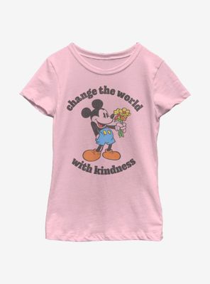 Disney Mickey Mouse Kindness Youth Girls T-Shirt