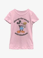 Disney Mickey Mouse Kindness Youth Girls T-Shirt
