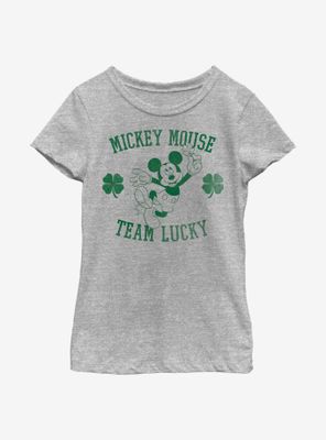 Disney Mickey Mouse Team Lucky Youth Girls T-Shirt