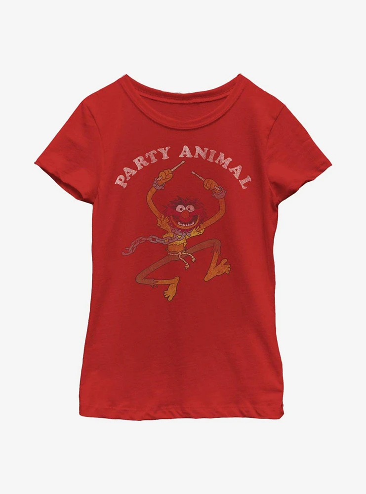 Disney The Muppets Party Animal Youth Girls T-Shirt