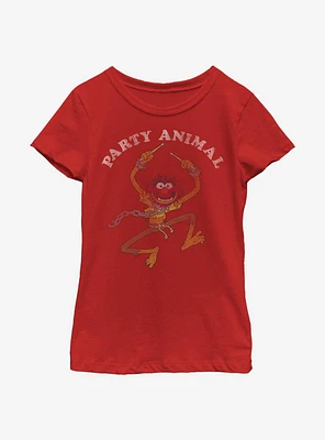 Disney The Muppets Party Animal Youth Girls T-Shirt