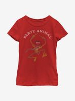 Disney The Muppets Party Animal Youth Girls T-Shirt