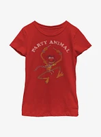 Disney The Muppets Party Animal Youth Girls T-Shirt