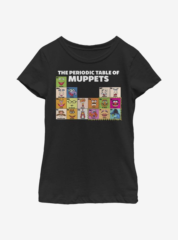 Disney The Muppets Periodic Table Of Youth Girls T-Shirt