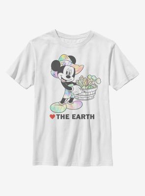 Disney Mickey Mouse Heart The Earth Youth T-Shirt