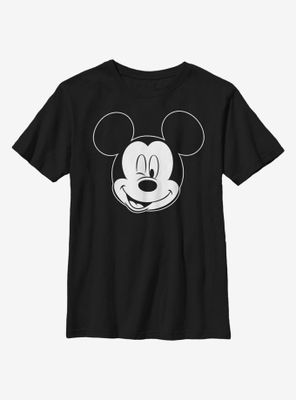Disney Mickey Mouse Let Me Sleep Outline Youth T-Shirt