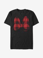 Disney Minnie Mouse Plaid Bow T-Shirt