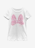 Disney Minnie Mouse Pink Leopard Youth Girls T-Shirt