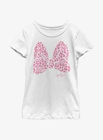 Disney Minnie Mouse Pink Leopard Youth Girls T-Shirt