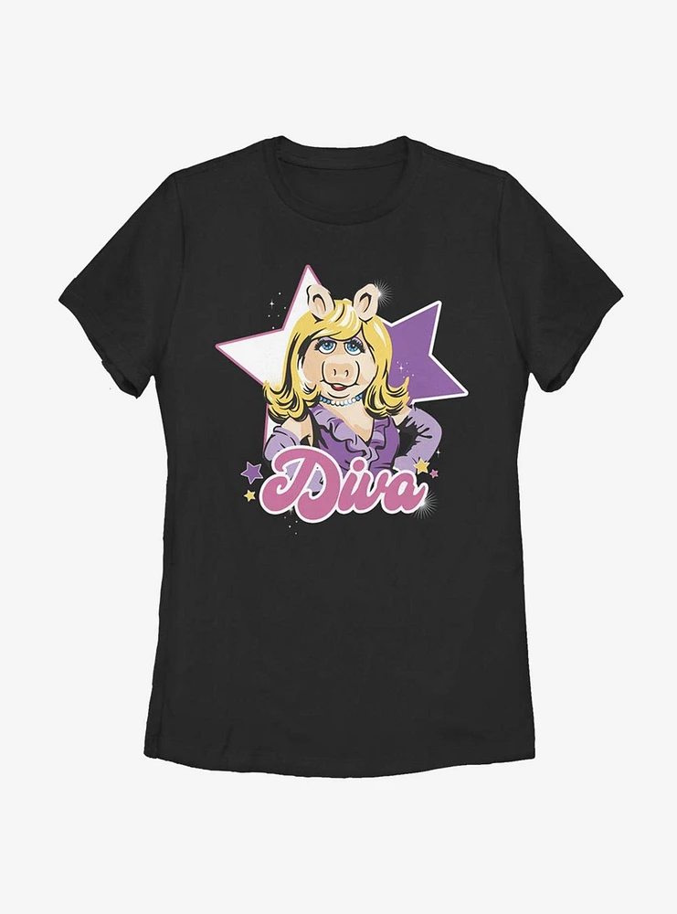Disney The Muppets Diva Piggy Womens T-Shirt