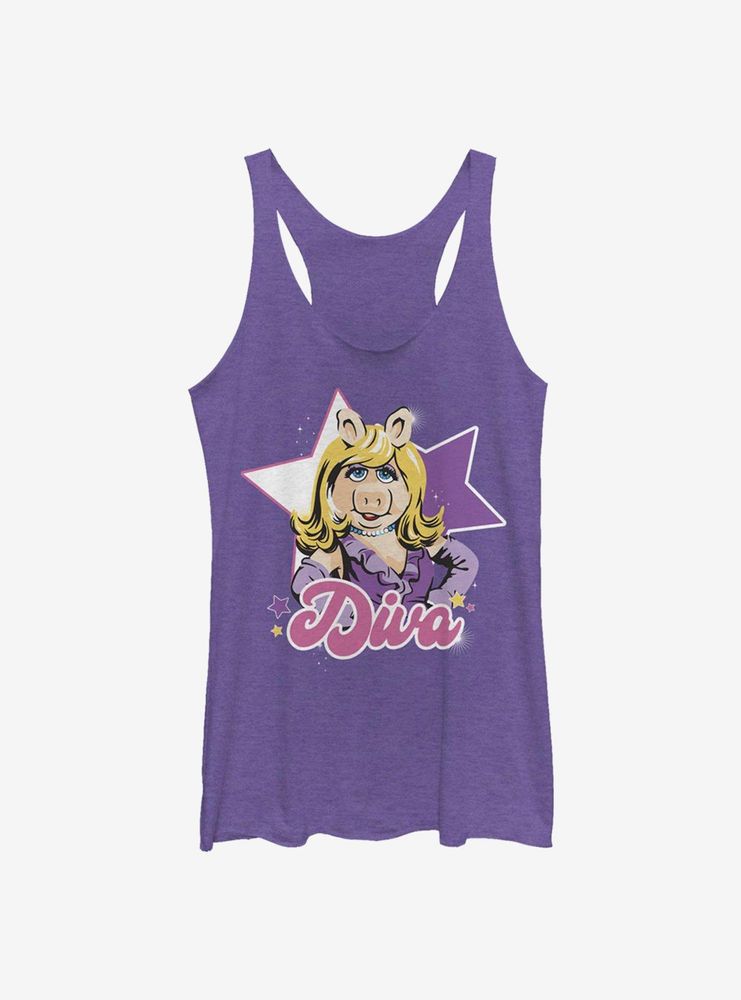 Disney The Muppets Diva Piggy Womens Tank Top