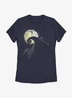 Disney Nightmare Before Christmas Spiral Hill Jack Womens T-Shirt