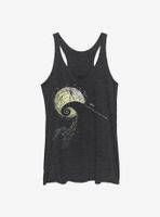 Disney Nightmare Before Christmas Spiral Hill Jack Womens Tank Top