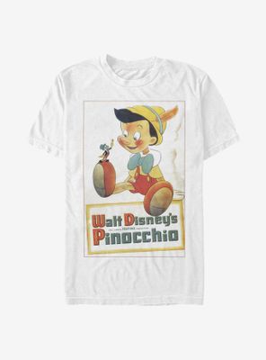 Disney Pinocchio Vintaged Poster T-Shirt