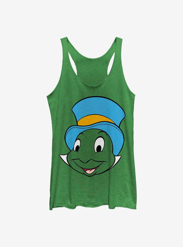 Disney Pinocchio Jiminy Face Womens Tank Top