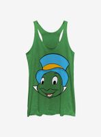 Disney Pinocchio Jiminy Face Womens Tank Top