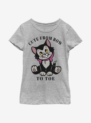 Disney Pinocchio Cute Figaro Youth Girls T-Shirt