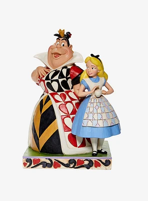 Disney Alice In Wonderland Alice And Queen Of Hearts Figure