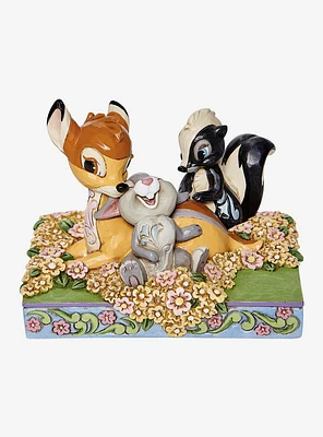 Disney Bambi And Friends In Flowers Figure