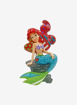 Disney The Little Mermaid Romero Britto Ariel On Rock Figure