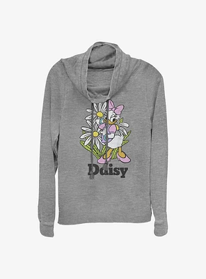 Disney Daisy Duck Cowlneck Long-Sleeve Girls Top