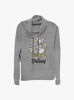 Disney Daisy Duck Cowlneck Long-Sleeve Girls Top