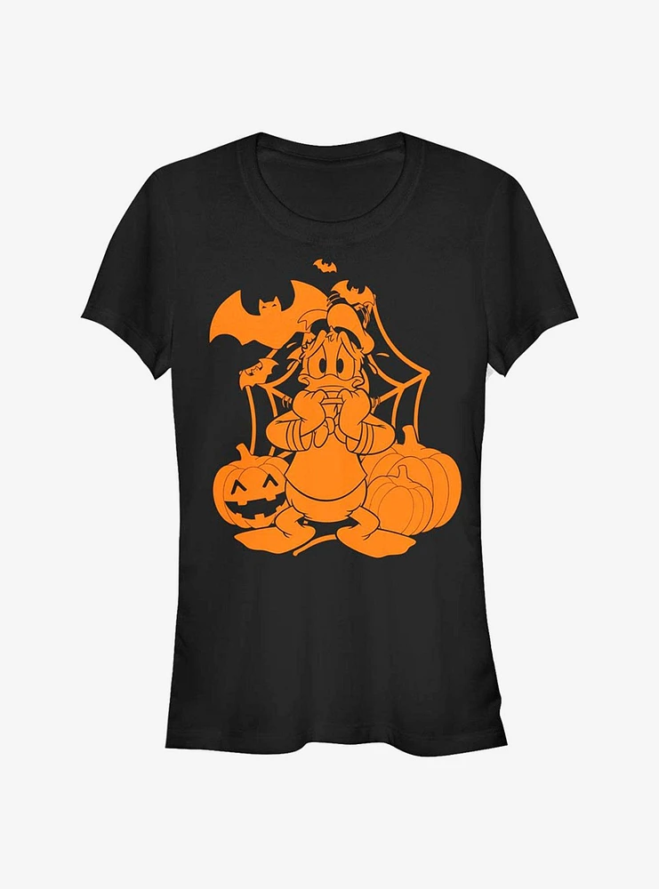 Disney Donald Duck Web Scare Girls T-Shirt