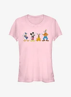 Disney Mickey Mouse & Friends Waving Girls T-Shirt