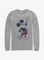 Disney Mickey Mouse Plaid Long-Sleeve T-Shirt