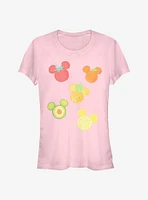 Disney Mickey Mouse Assorted Fruit Girls T-Shirt