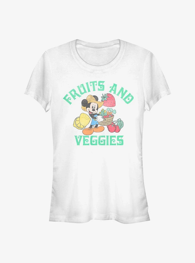 Disney Mickey Mouse Fruits And Veggies Girls T-Shirt