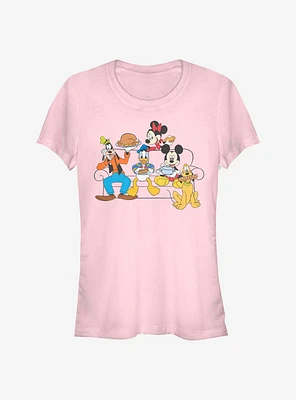 Disney Mickey Mouse Friendsgiving Girls T-Shirt