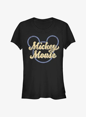 Disney Mickey Mouse Script Girls T-Shirt