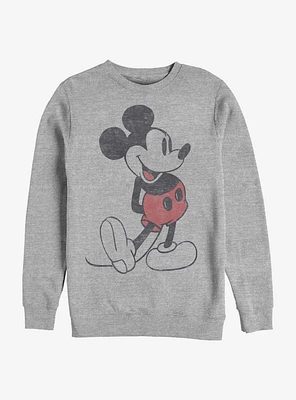 Disney Mickey Mouse Vintage Classic Crew Sweatshirt