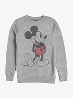 Disney Mickey Mouse Vintage Classic Crew Sweatshirt