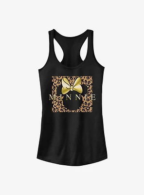 Disney Minnie Mouse Leopard Square Girls Tank