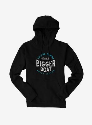 Universal Jaws Bigger Boat Font Hoodie