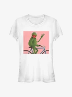 Disney The Muppets Biking Kermit Girls T-Shirt